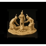 TNB003 "Три индеанки у костра"