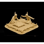 TNB004 "Индеанки обрабатывают шкуру бизона"