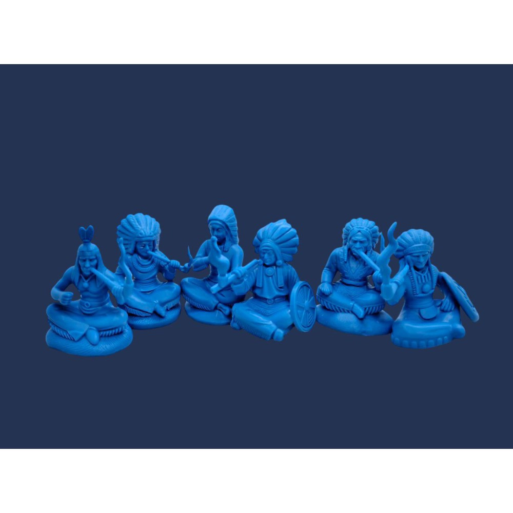 TN082 "Индейцы с трубками" 70 мм