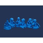 TN082 "Индейцы с трубками" 70 мм