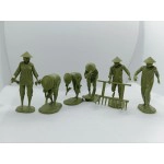 TN028 "Вьетнам 01 "Сборщики риса"