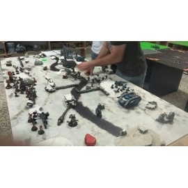 Игровое поле Зимняя река вдоль