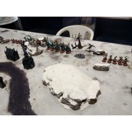 Игровое поле Зимняя река вдоль